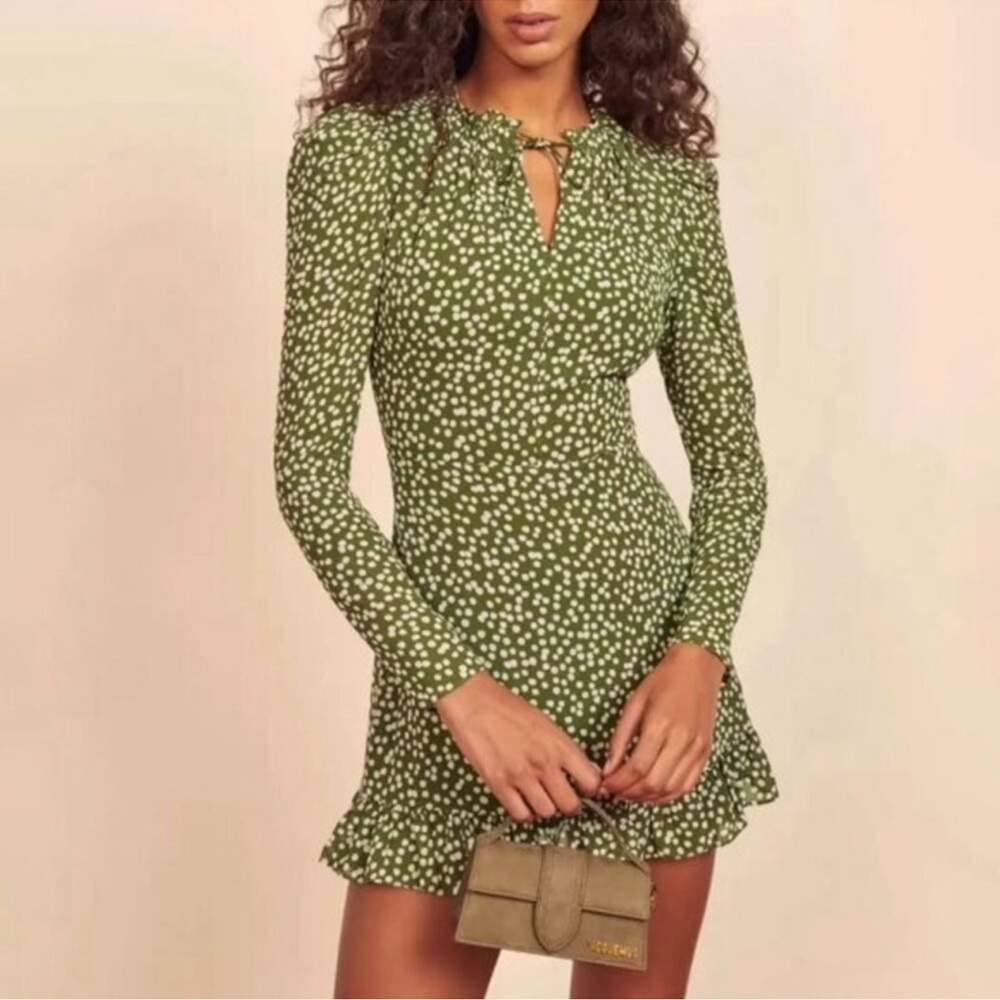 Reformation Marcy Mini Dress in Moriet | Size 6 Medium